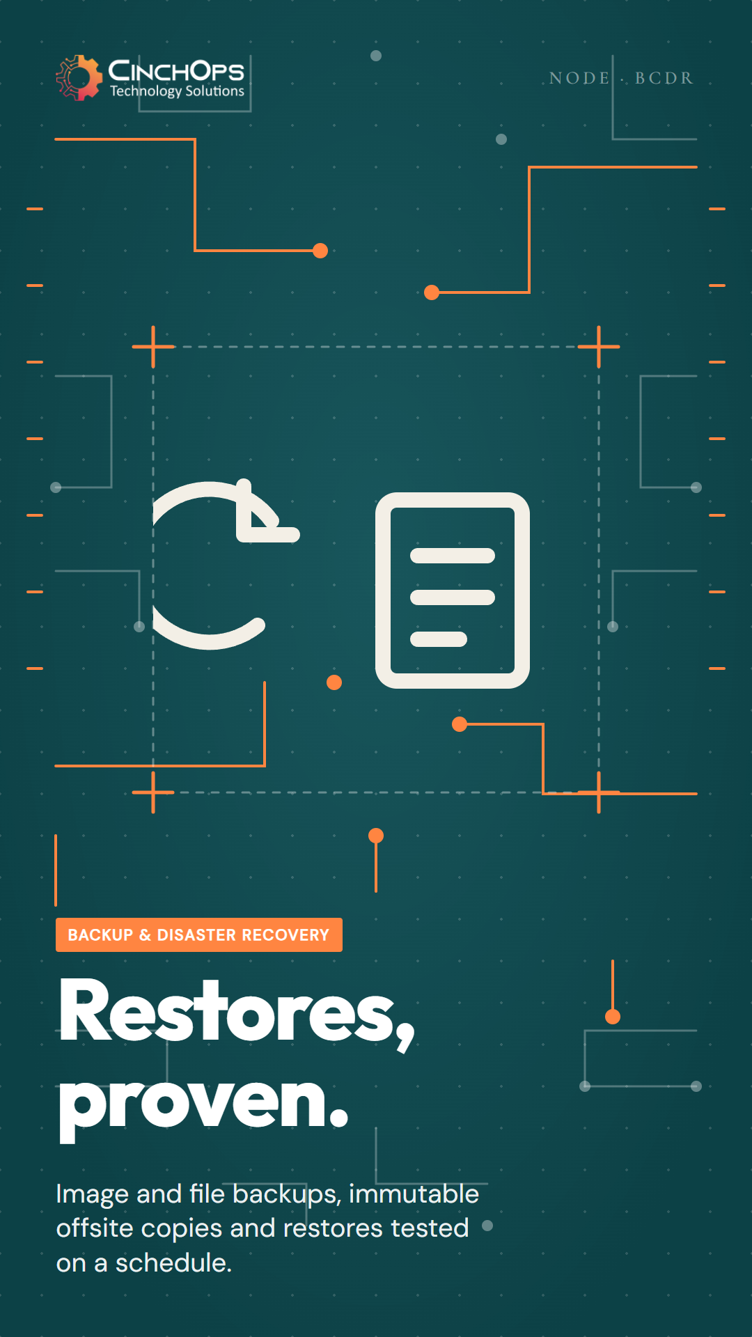 Backup and disaster recovery for Houston businesses - CinchOps