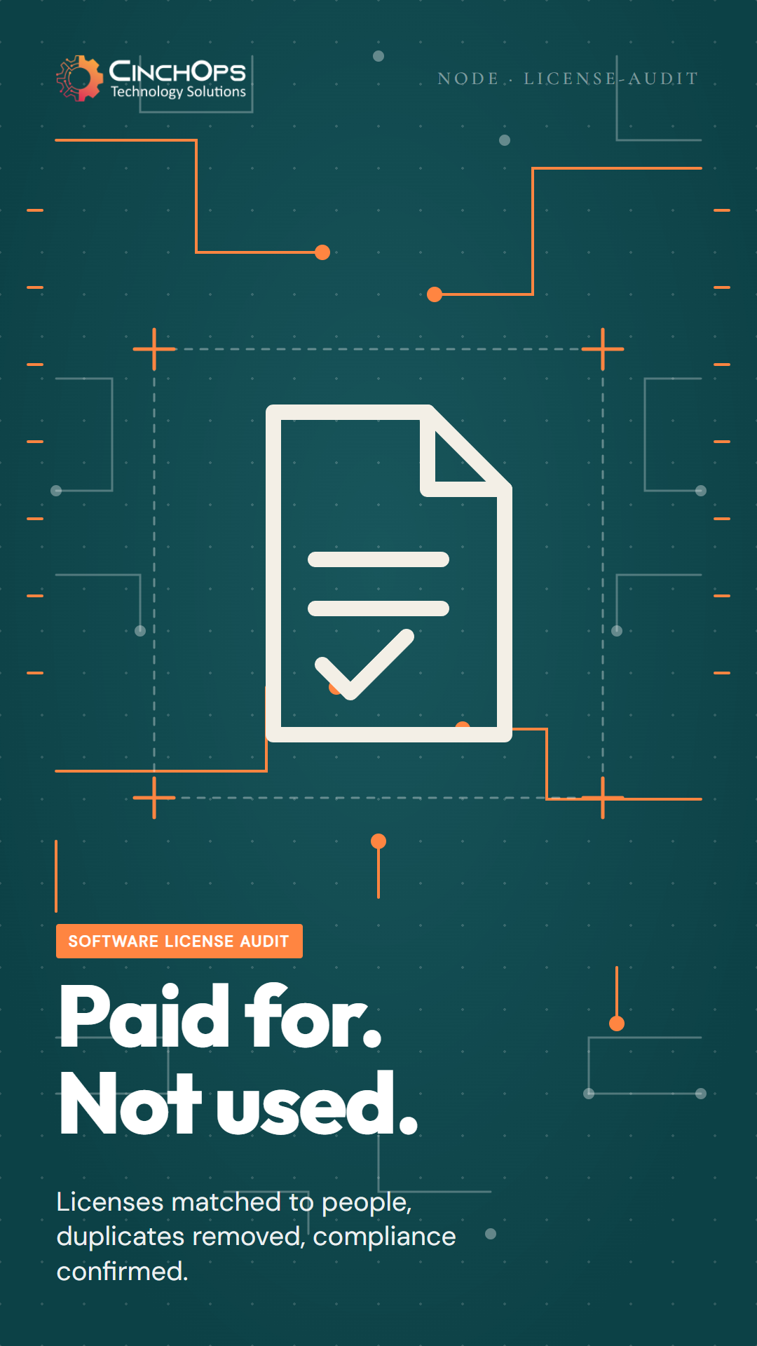 Software license audit for Houston businesses - CinchOps